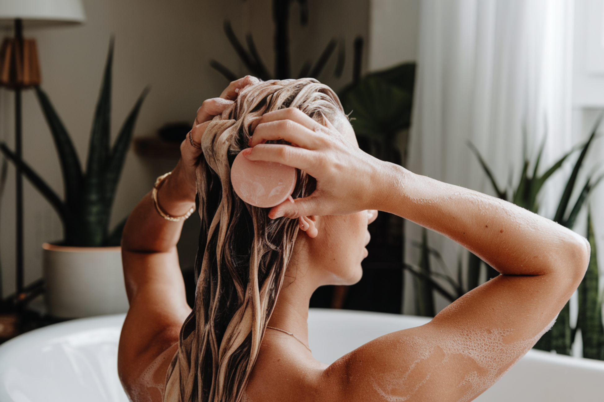 Champú sólido de arcilla roja