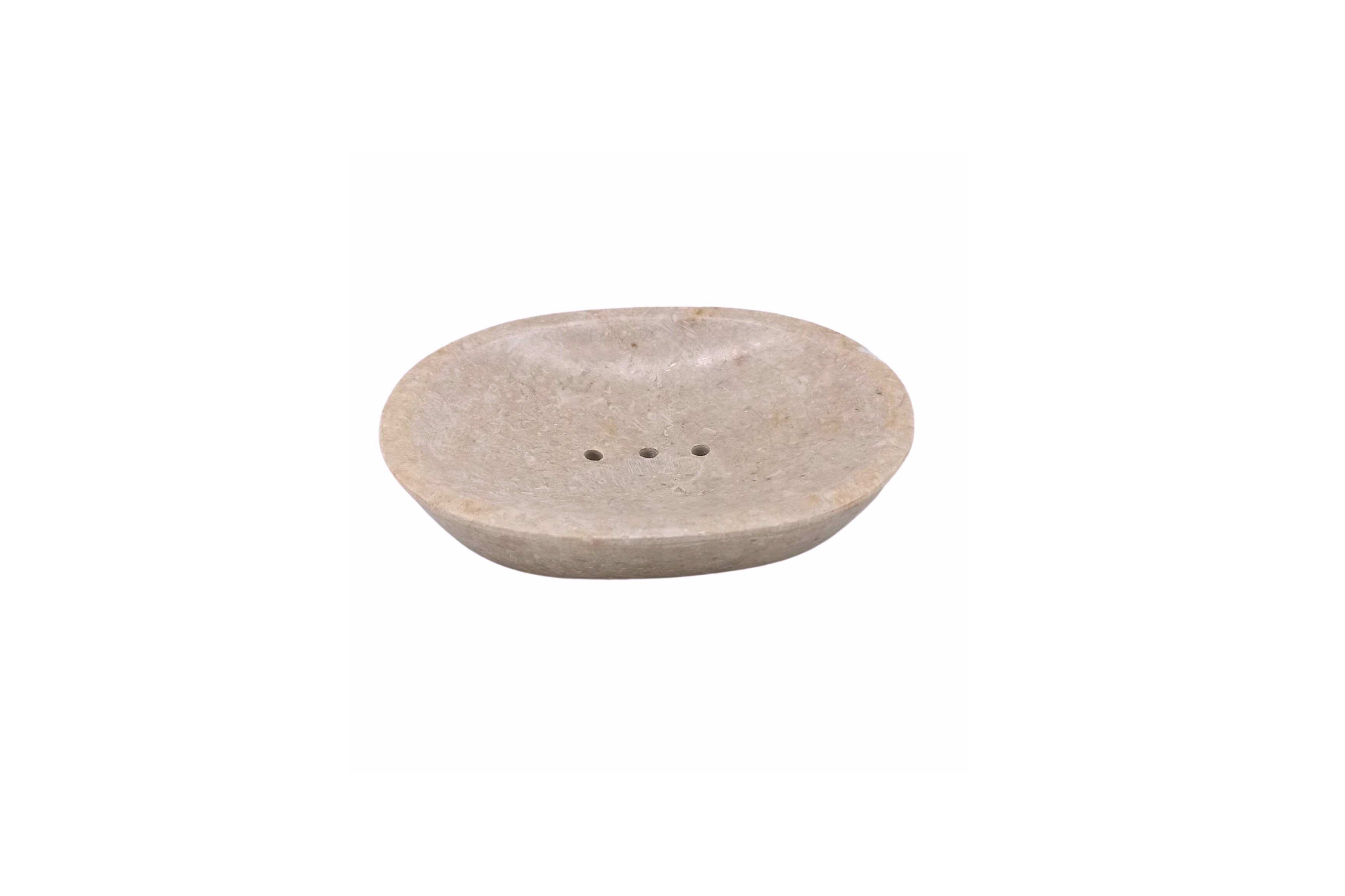 Marbel soap tray - Cream Stone